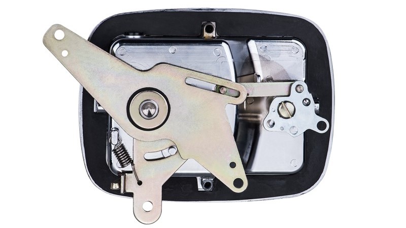 Pull-open panel lock-19302A