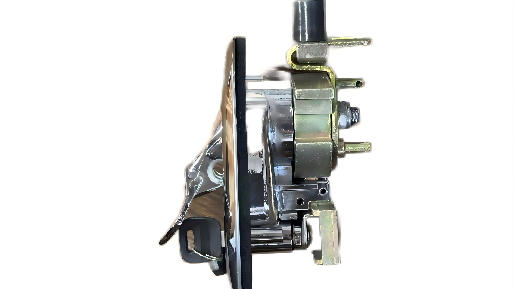Whale tail T-folding handle lock -19102