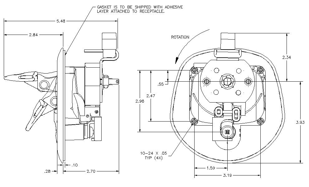 Whale Tail Lock Product Image