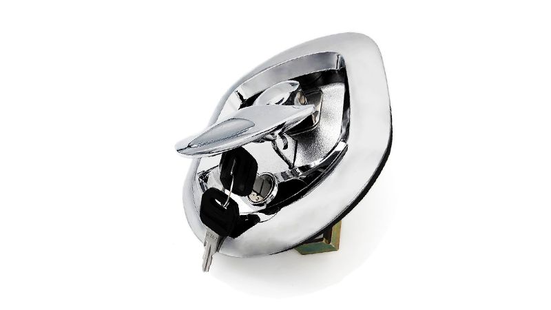 Whale tail T-folding handle lock -19101