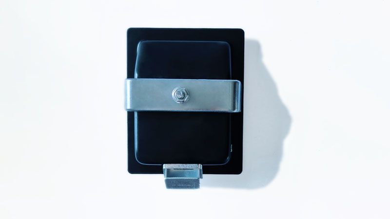 Pull-open panel lock-19858D