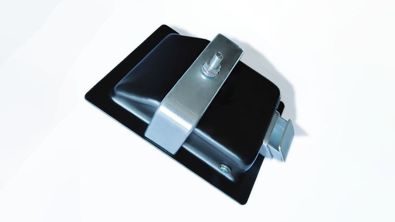 Pull-open panel lock-19858D