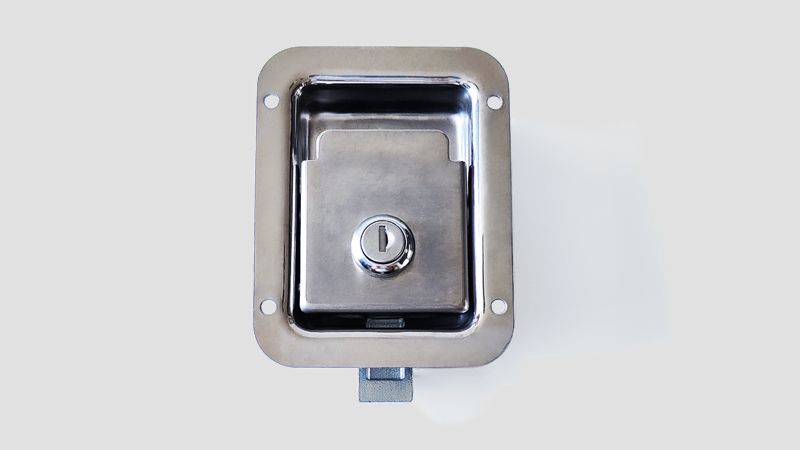 304 Stainless Steel Heavy-Duty Pull-Open Paddle Handle Lock for Trucks, Trailers, RVs & Toolboxes - Model 19858A