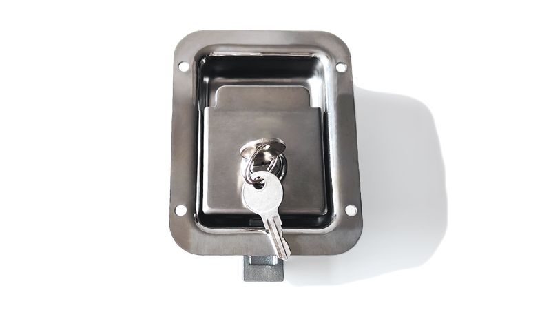 Pull-open panel lock-19858A