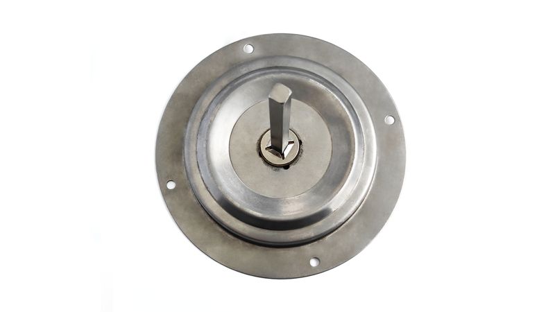 304 Stainless Steel Dish D-ring Handle Lock - Heavy-Duty Security for Truck Toolboxes, RVs & More | Model 19109