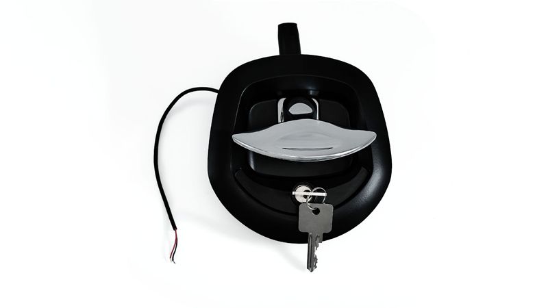Electrical/power whale tail handle lock-69102-E