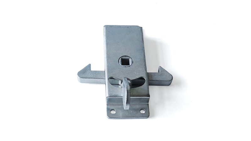 High-Quality Steel Zinc Plating Sliding Door Latch Slide Bolt with Handle Pull Latch Locks 19329
