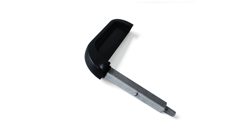 Black Powder Coating Zinc Alloy Lever Handle 19405-B