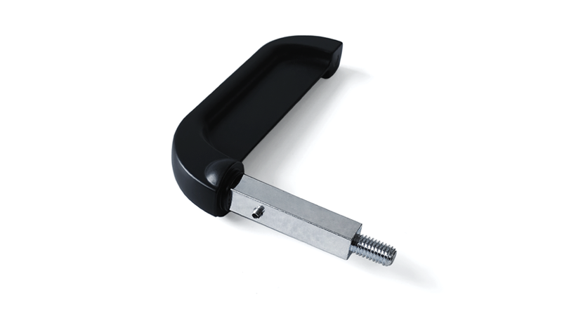 Black Powder Coating Zinc Alloy Auto Door Handle Parts 19405-D