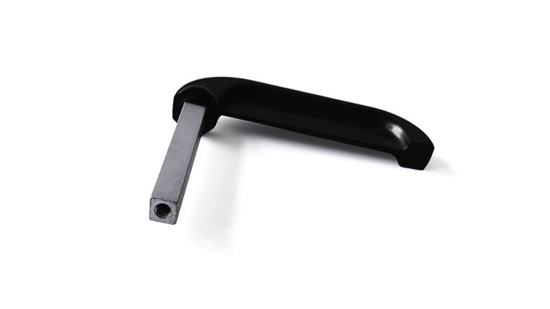 Black Zinc Alloy Lever Handle Grip 19405-J