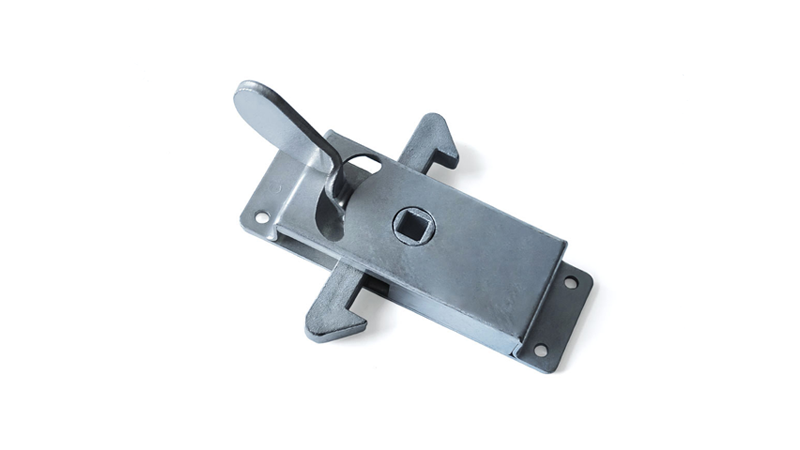 High Quality Steel Zinc Plating Sliding Door Latch with Handle Pull Latch Locks 19329