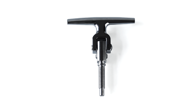 Polished Zinc Alloy Folding T-Handle | Industrial & Vehicle Applications | Model 19407