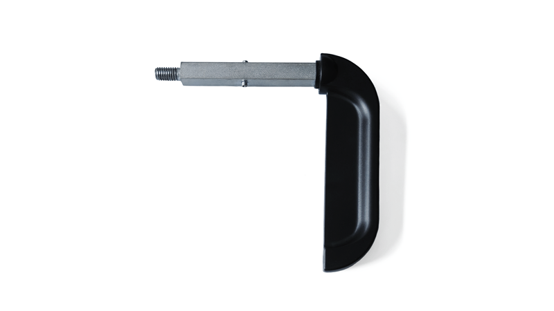 Black Powder Coating Zinc Alloy Lever Handle 19405-B