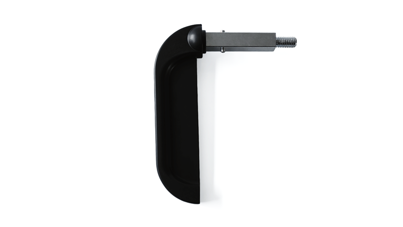 Black Powder Coating Zinc Alloy Auto Door Handle Parts 19405-D