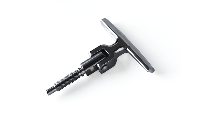 Polished Zinc Alloy Folding T-Handle | Industrial & Vehicle Applications | Model 19407