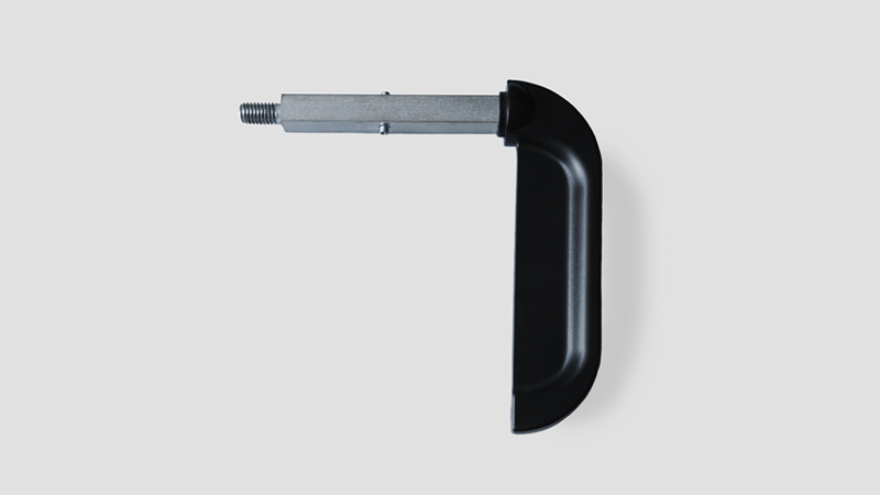 Black Powder Coating Zinc Alloy Lever Handle 19405-B