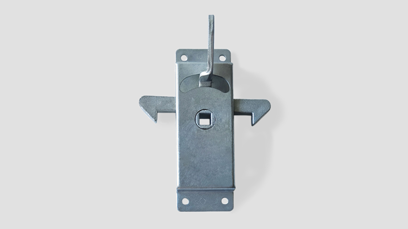 High-Quality Steel Zinc Plating Sliding Door Latch Slide Bolt with Handle Pull Latch Locks 19329