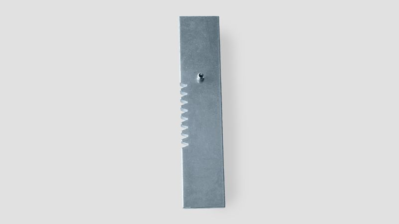 Right Galvanized Carbon Steel Latch Slide Bolt Rack 19511-H