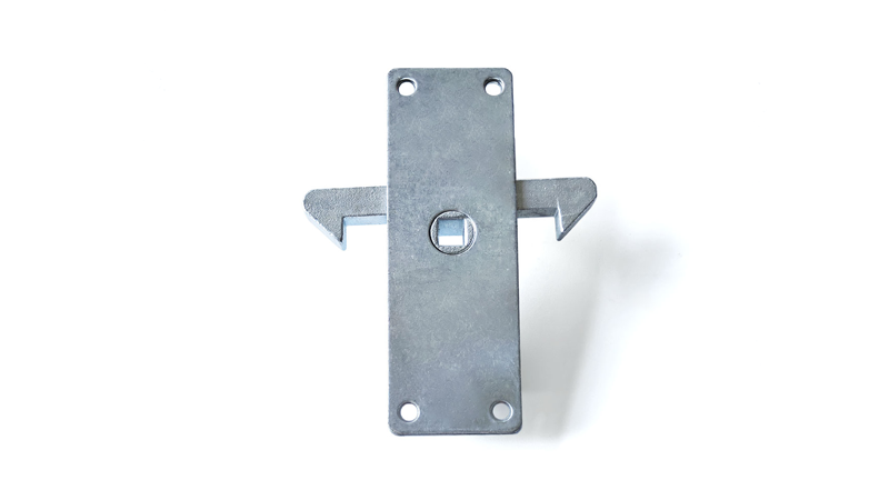 High Quality Steel Zinc Plating Sliding Door Latch with Handle Pull Latch Locks 19329