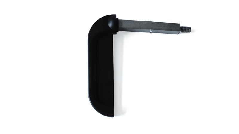 Black Powder Coating Zinc Alloy Lever Handle 19405-B
