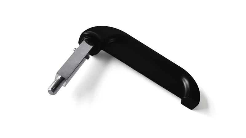 Black Powder Coating Zinc Alloy Auto Door Handle Parts 19405-D