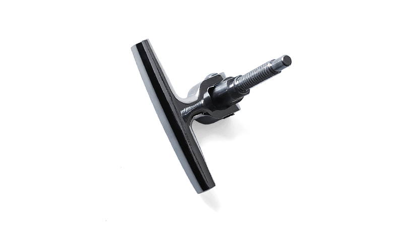 Polished Zinc Alloy Folding T-Handle | Industrial & Vehicle Applications | Model 19407