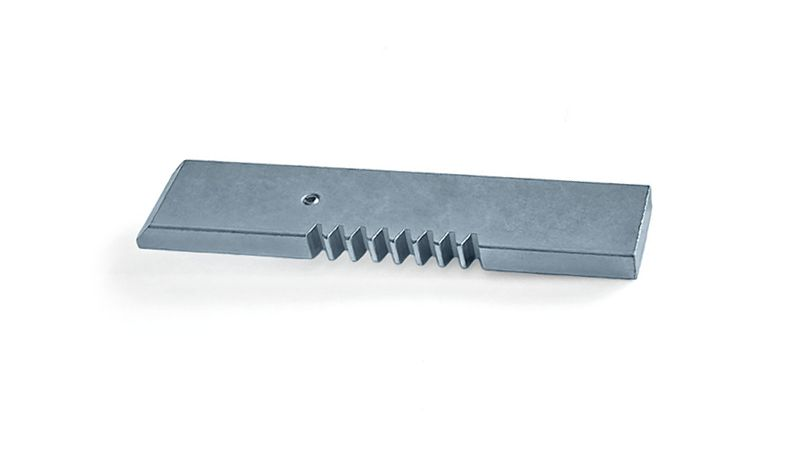 Left Gate Lock Sliding Bolt Rack Galvanized Iron Lock Gear Racks for Automotive Industry Hardware 19511-G