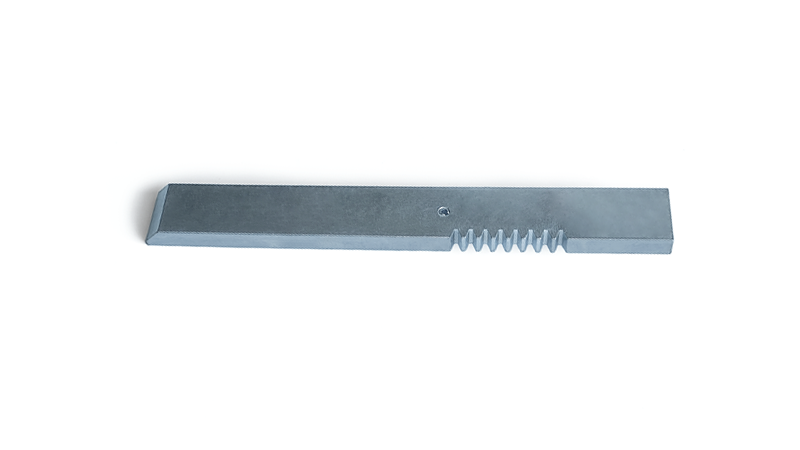 Galvanized Iron Long Gear Rack Left Sliding Bolt Racks - 19511-E