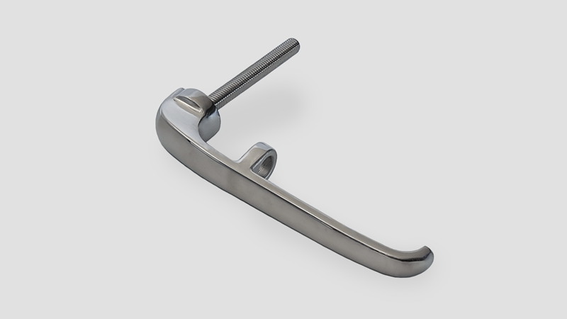 Auto Industry Stainless Steel Door Handle with Bright Polishing Lockable Grip Handle 19402-A