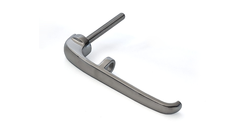 Auto Industry Stainless Steel Door Handle with Bright Polishing Lockable Grip Handle 19402-A