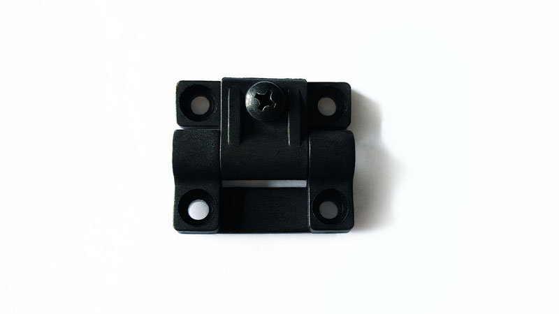 Black Plastic Positioning Machine Hinge Adjustable Folding Pivot Butt Door Hinges 19455A
