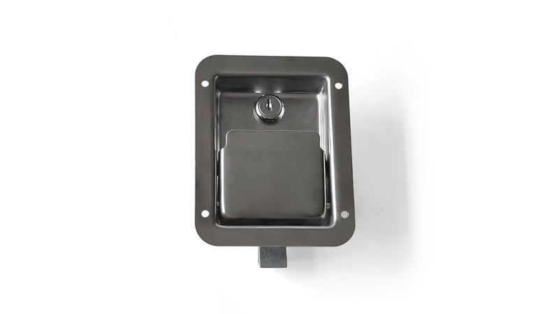 304 Stainless Steel Embedded Pull Panel Lock Motorhomes Trucks Toolboxes Multipoint Paddle Handle Latch 19304-1