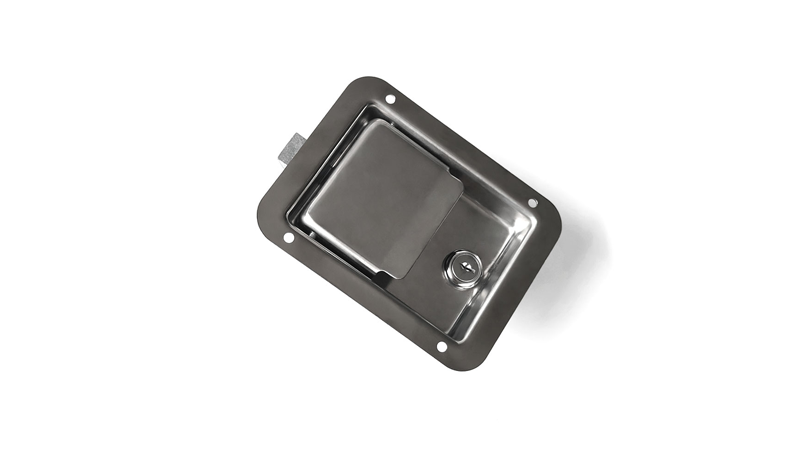 304 Stainless Steel Embedded Pull Panel Lock Motorhomes Trucks Toolboxes Multipoint Paddle Handle Latch 19304-1