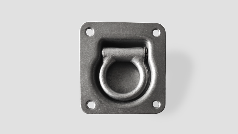Truck Anchor Floor Recessed Stainless Steel Lashing Ring Container Trailer D Handle Pull Ring Slam Latch Locks 19211