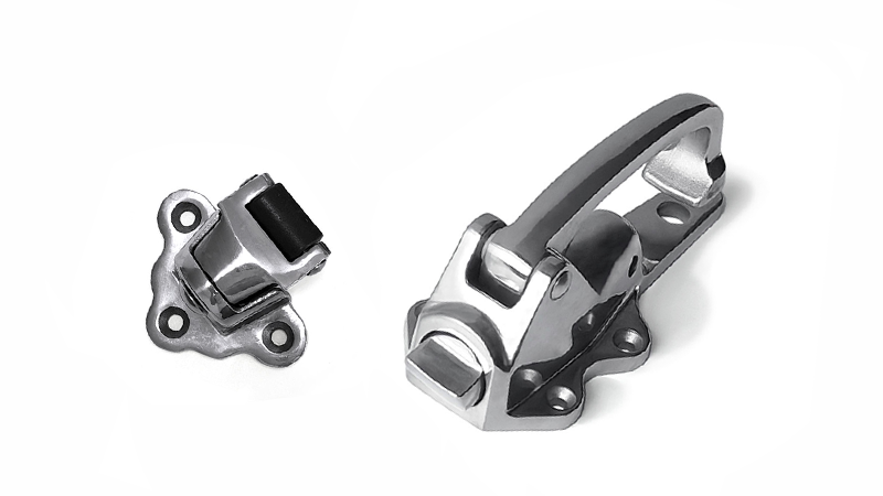 Heavy Duty Truck/Boat Container Spring Loaded Handle Lock Polishing Stainless Steel Storeroom Slide Bolt Latch 19601