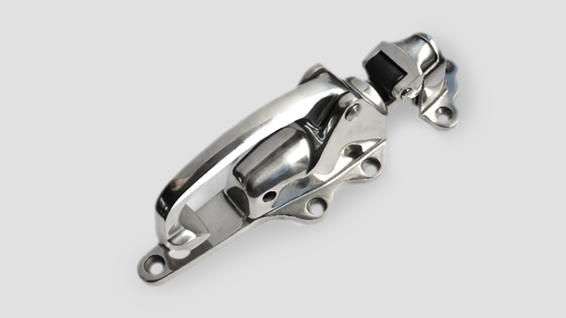 Heavy Duty Truck/Boat Container Spring Loaded Handle Lock Polishing Stainless Steel Storeroom Slide Bolt Latch 19601