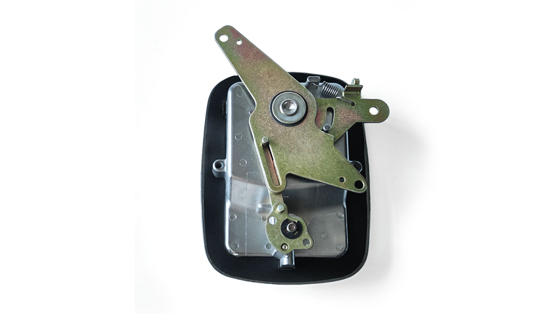 Zinc Alloy Pull-open Panel Lock Car Trailer Truck Body Part Toolbox Chroming Paddle Handle Latch with Key 19302