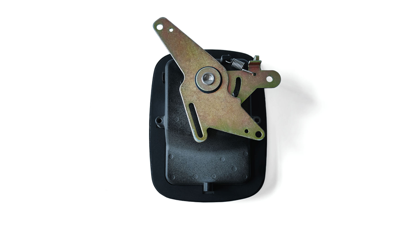 Black Powder Coating Zinc Alloy RV Caravan Door Lock - Keyless Entry Travel Trailer Camper Door Handle Lock 19303