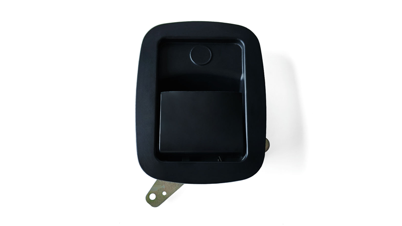 Black Powder Coating Zinc Alloy RV Caravan Door Lock - Keyless Entry Travel Trailer Camper Door Handle Lock 19303