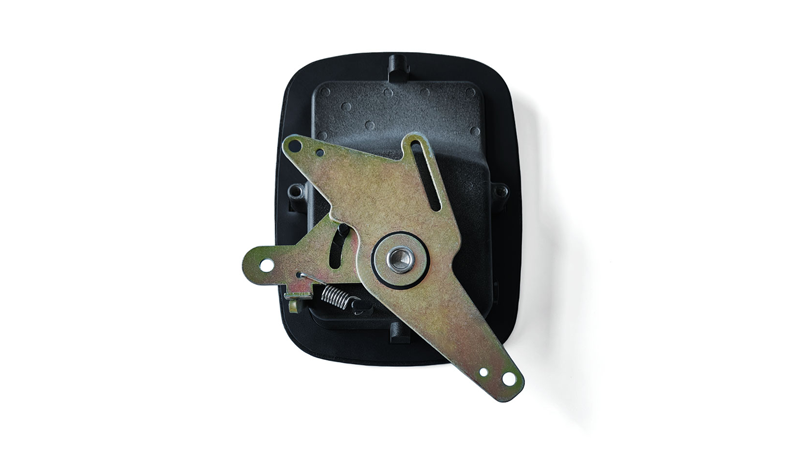 Black Powder Coating Zinc Alloy RV Caravan Door Lock - Keyless Entry Travel Trailer Camper Door Handle Lock 19303