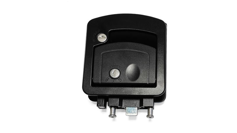 RV Travel Entry Door Lock Class C Double Lock Core Inner Outer Doors Modified Vehicle Zinc Alloy Durable Key Handle Panel Lock-29903