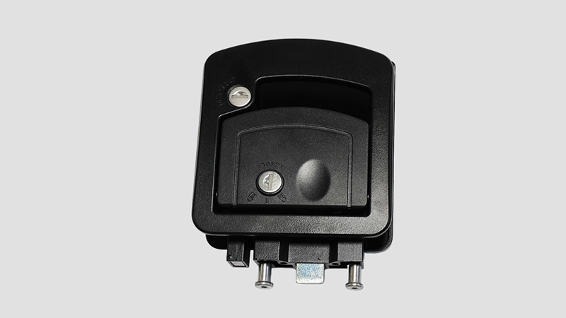 RV Travel Entry Door Lock Class C Double Lock Core Inner Outer Doors Modified Vehicle Zinc Alloy Durable Key Handle Panel Lock-29903