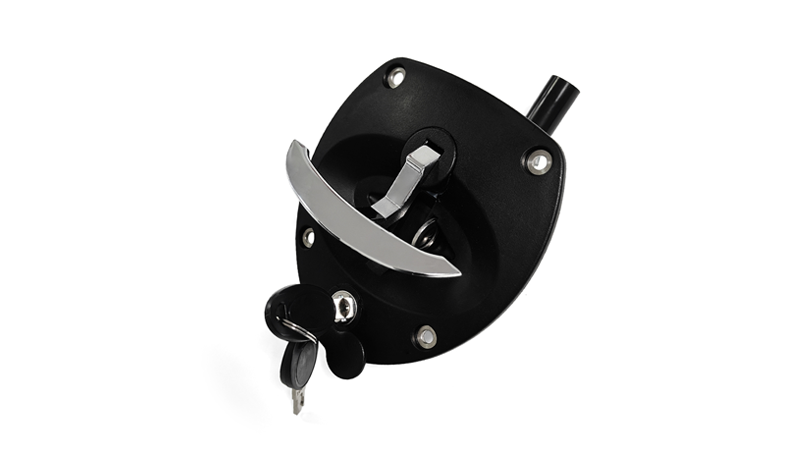 Truck Trailer Black Toolbox Lock T Handle Compression Boat Container Paddle Chrome Handle Latch Truck Body Parts-29813