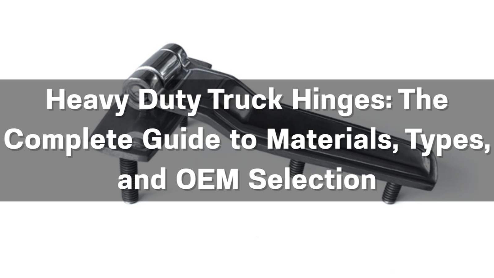 Heavy Duty Truck Hinges: The Complete Guide to Materials, Types, and OEM Selection