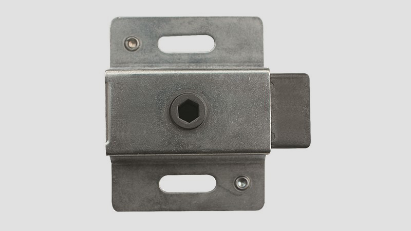 Steel Zinc Plating Cabinet Door Hardware Spring Latch Slide Bolt Lock Cylinders 19503