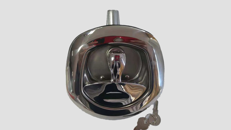 Whale tail T-folding handle lock-29101